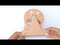 How To Make A DIY Ferri S Wheel From Cardboard Crafts Made At Home Science Project