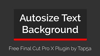 Tap5a Autosize Text Background