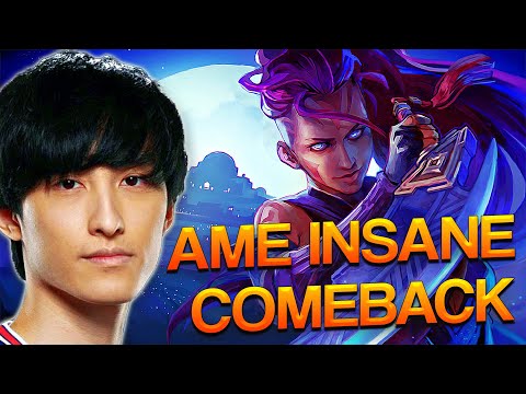 AME Managed to Make Insane Mega Creeps COMEBACK With ANTI - MAGE | Divine Rapier Game Changer