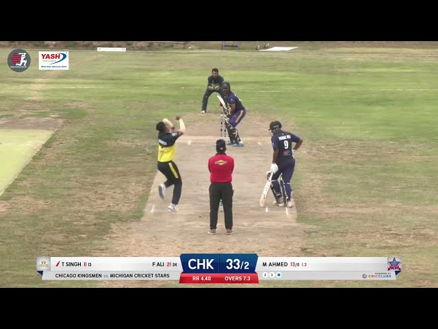 MiLC T20 Highlights: Michigan Cricket Stars vs Chicago Kingsmen
