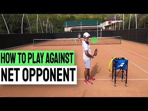 How to Play Against the Net Opponent / Singles Tennis Tactics