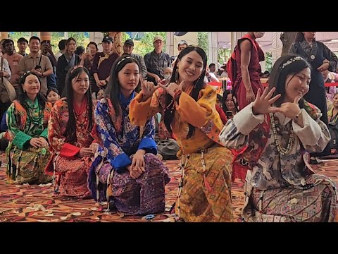 Bhutanese dance performance during Gothon celebration// 6th July '25 // Bhutanese dance performance