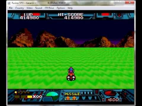 burning force mega drive review