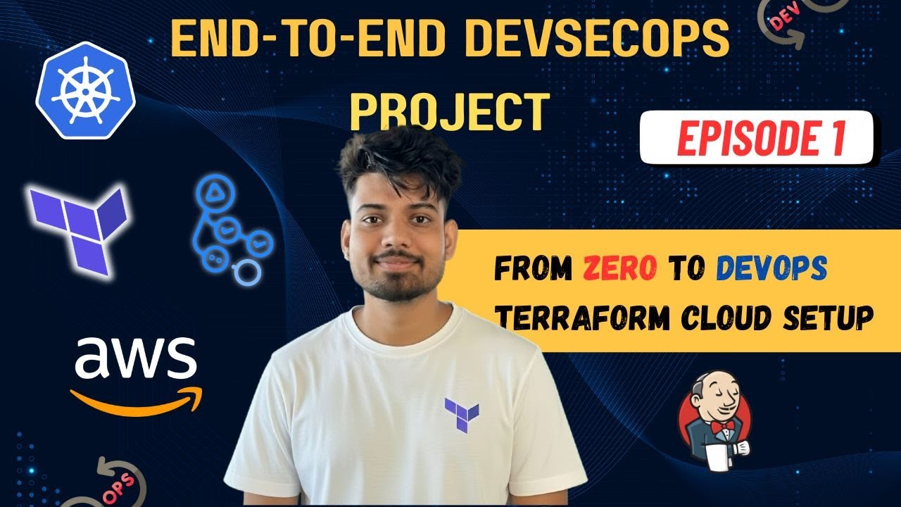 End-to-End DevSecOps Project | Setup Infra and Automate Part-1 | Terraform, Jenkins, GitHub Actions