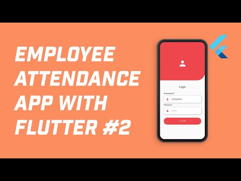 Creating Login Screen Ui Flutter Employee Attendance App 2