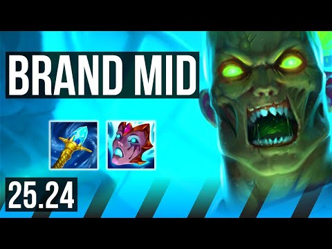 BRAND vs YONE (MID) | Electrocute | KR Challenger | 25.24