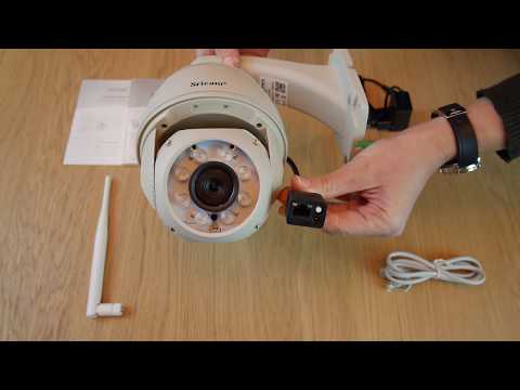 CAMERA IP WIRELESS SRICAM SP008B SPEED DOME HD 1 0MP 720P PAN TILT - www.1cctv.ro