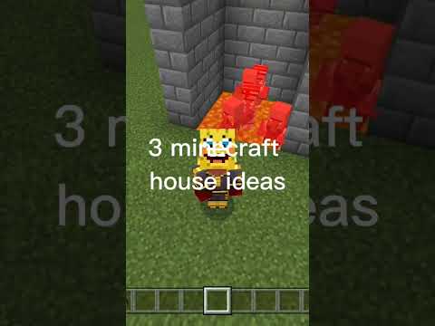 3 minecraft house ideas