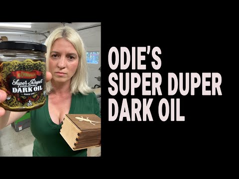Odie's super duper dark oil finish. Is it the best wood finish in 2023? Lets find out !