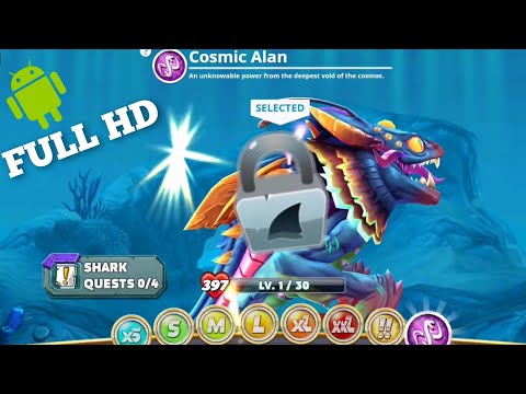 [FULL HD] NEW COSMIC ALAN UNLOCKED ON ANDROID! - Hungry Shark World