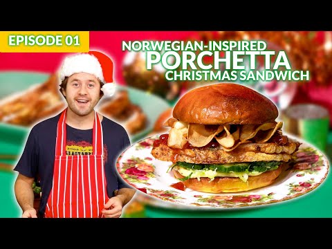 Hugh's Norwegian Inspired Porchetta Christmas Sandwich