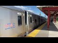 Long Island Railroad M7 Train Approaching Rosedale Station Before Heading Out To Penn Station