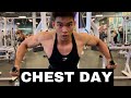 CHEST DAY VLOG | FULL WORKOUT ROUTINE | GIAN PAULO