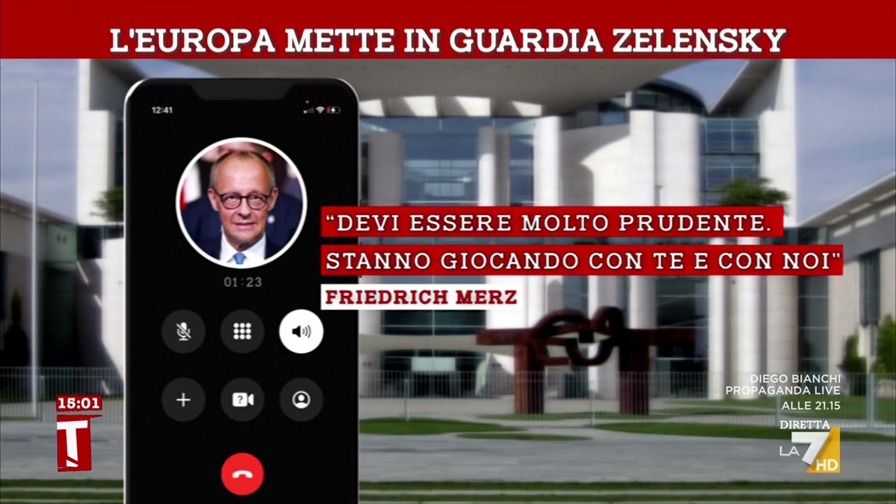 L'Europa mette in guardia Zelensky