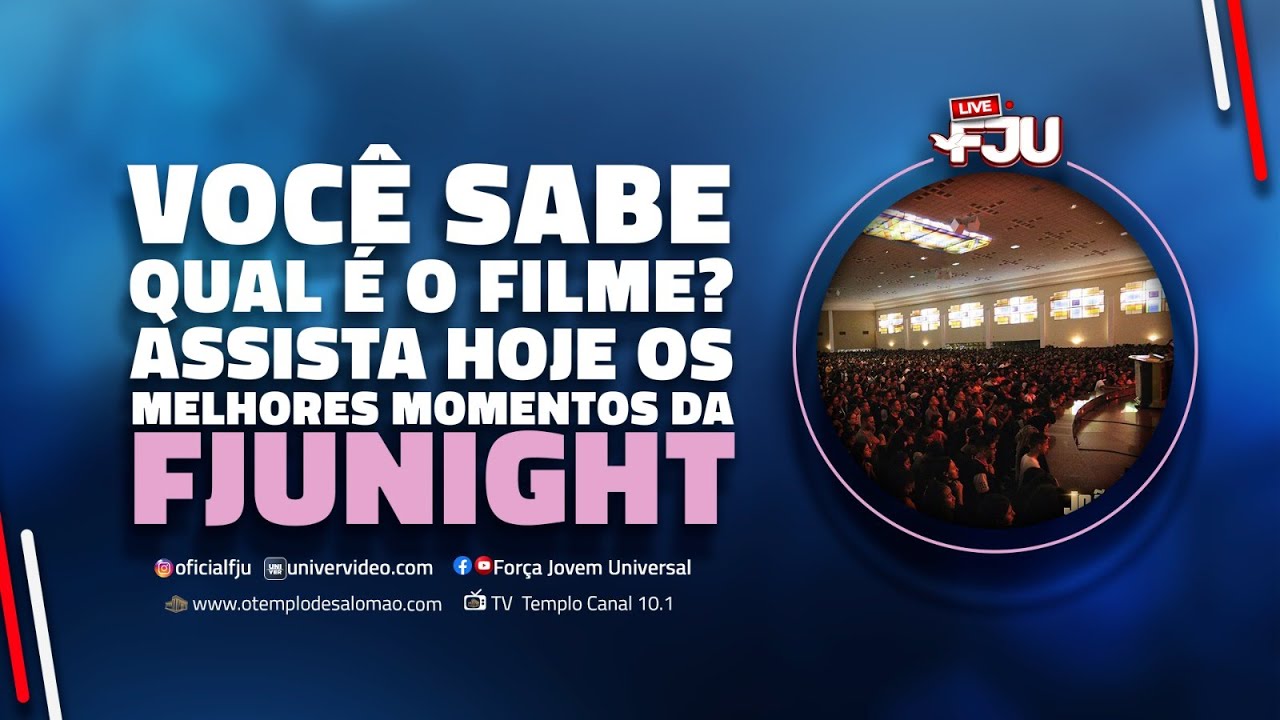 VOCÊ SABE QUAL É O FILME? Melhores Momentos FJUNIGHT #livefju #fju