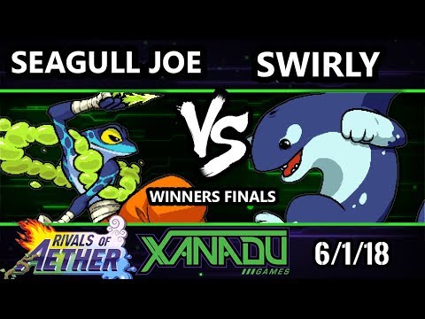S@X 252 RoA - Swirly (Orcane) Vs. Seagull Joe (Ranno) - Rivals of Aether Winners Finals
