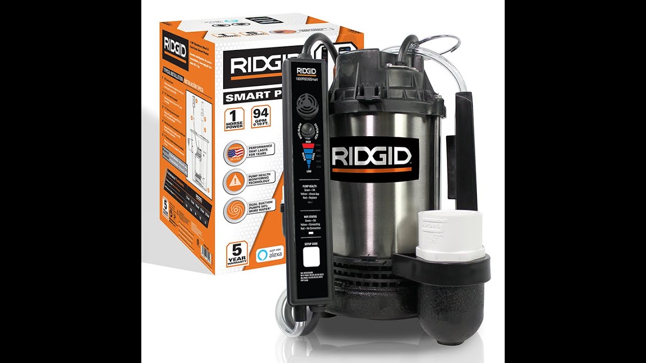 RIDGID SMART SUMP PUMP PROMO