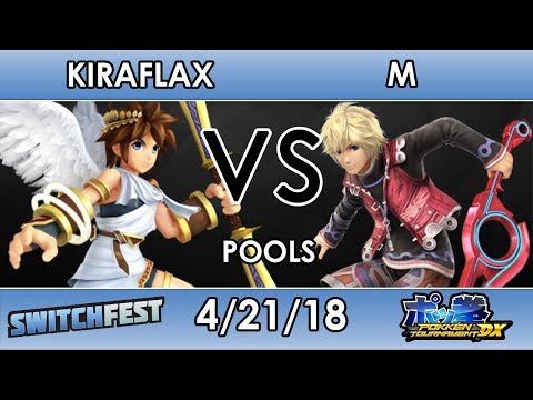 Switchfest  - Kiraflax (Pit, Dark Pit) VS SB | M (Shulk) - Smash 4 - Pools