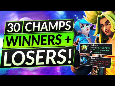 30 BIGGEST Champion WINRATE Changes - NEW PATCH 12.11 CHAMPS to FEAR - LoL Guide
