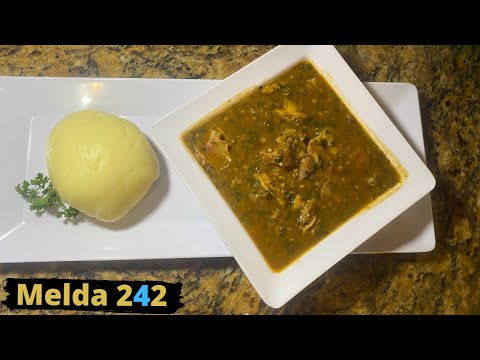 OKRA SOUP WITH FUFU | BAHAMIAN COOKING
