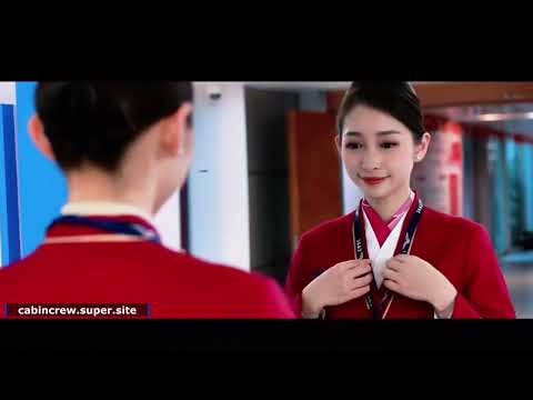 在南方航空春节工作飞行的马来西亚空姐