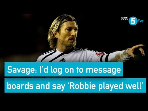 Savage: I'd log on to football message boards under an alias