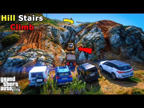 GTA 5 Which Indian Car Will Climb This Hill Stairs