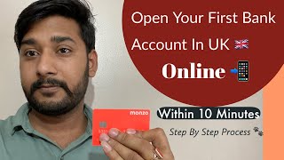 How To Open Online  Bank Account In UK Full Process Step By Step, Monzo Bank Account How To Open