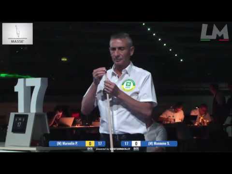 Marcolin Paolo VS Mannone Salvatore - Campionato Italiano Biliardo 2016/2017(Torino)