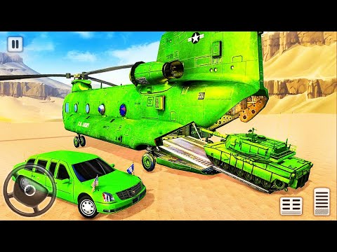 US Army Cargo Transporter 3D - Tank & Limo Transport Sim - Android Gameplay