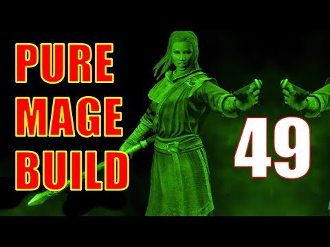 Skyrim Pure Mage Walkthrough NO WEAPONS NO ARMOR Part 49 - Post Forelhost Business (+ FAQ!)