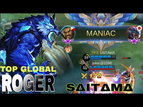 ROGER SUPER FAST FARMING AND AGRESSIVE SKILL | TOP GLOBAL ROGER BY S∆IT∆M∆