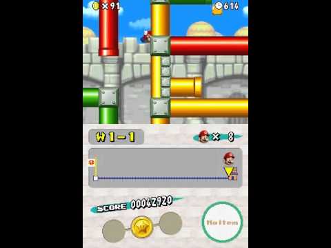 New Super Mario Bros. DS (custom stage) Lava Flow [secret exit]