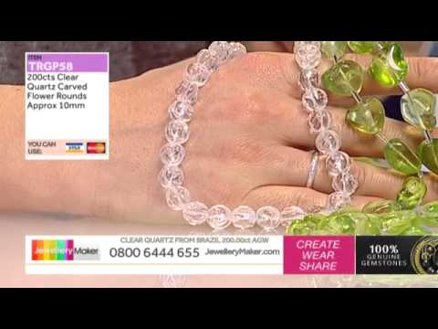 Ruby, Emerald & Sapphire strand and Amethyst for jewellery making: JewelleryMaker LIVE 29/03/2015