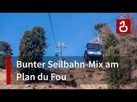 Seilbahnen am Plan du Fou (Haute Nendaz - Les 4 Vallées)
