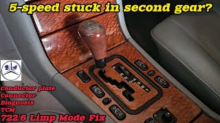 Mercedes 5-Speed transmission 722.6 Limp Mode fixed (Stuck in second gear?)