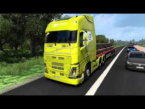 ETS | Euro Truck Simulator 2| STEEL BARS DLIVERY | VOLVO FH 750HP Gameplay Video by Playground Games