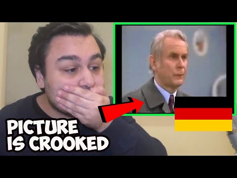 British Reaction To Loriot - Das Bild hängt schied (The picture is crooked) - German Comedy