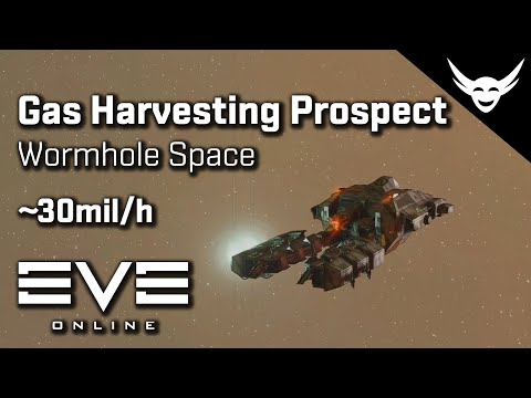 EVE Online - Gas harvesting easy in Wormholes!