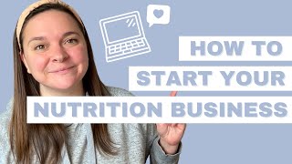 How to Start a Nutrition Business Online