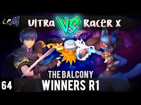 PM @ the Balcony 64 - Winners R1 ft. Ultra (Marth) VS Racer X (Lucario)