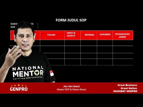 Cara Membuat Judul SOP Perusahaan