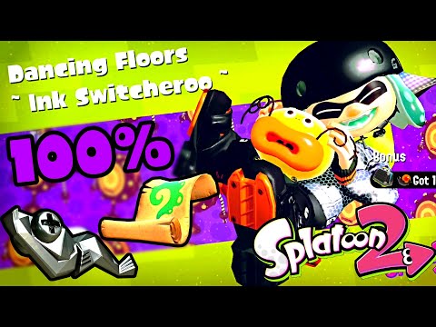 Splatoon 2 Full Walkthrough 🎨 Stage 13 - Dancing Floors 🎨 All Scrolls & Sardinium