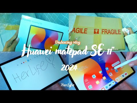📦✨📱Unboxing HUAWEI matepad SE 11" 📦✨|| silent vlog✨|| HerLife❤