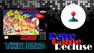 Pocky and Rocky (1993) Super Nintendo SNES Famicom ending [Retro Gaming]