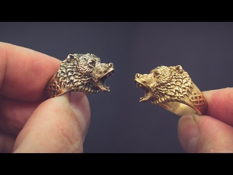 Roaring Bear ring. Jewelry