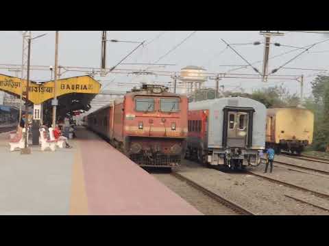 First LHB Run Of 12768 Santragachi Hazur Sahid Nanded Sf Express Incharge BZA WAP4 22642