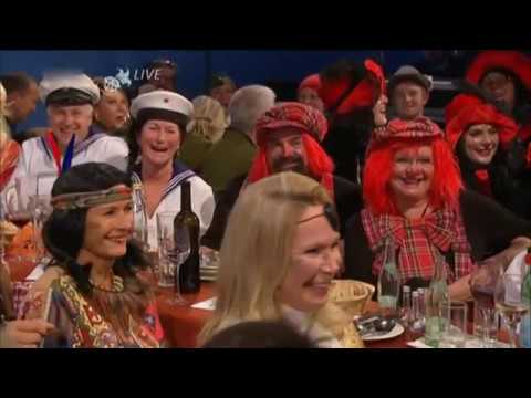 Bauchredner Fred van Halen und sein Vogel Aky bei Konstanzer Fasnacht aus dem Konzil 2017
