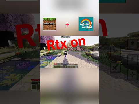 Best mcpe shader ( for vibrant visuals) #shaders #shorts #viral #raytracing #rtx