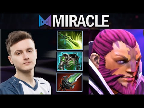 NIGMA.MIRACLE ANTI-MAGE WITH EPIC ATTACK SPEED - DOTA 2 7.27 GAMEPLAY